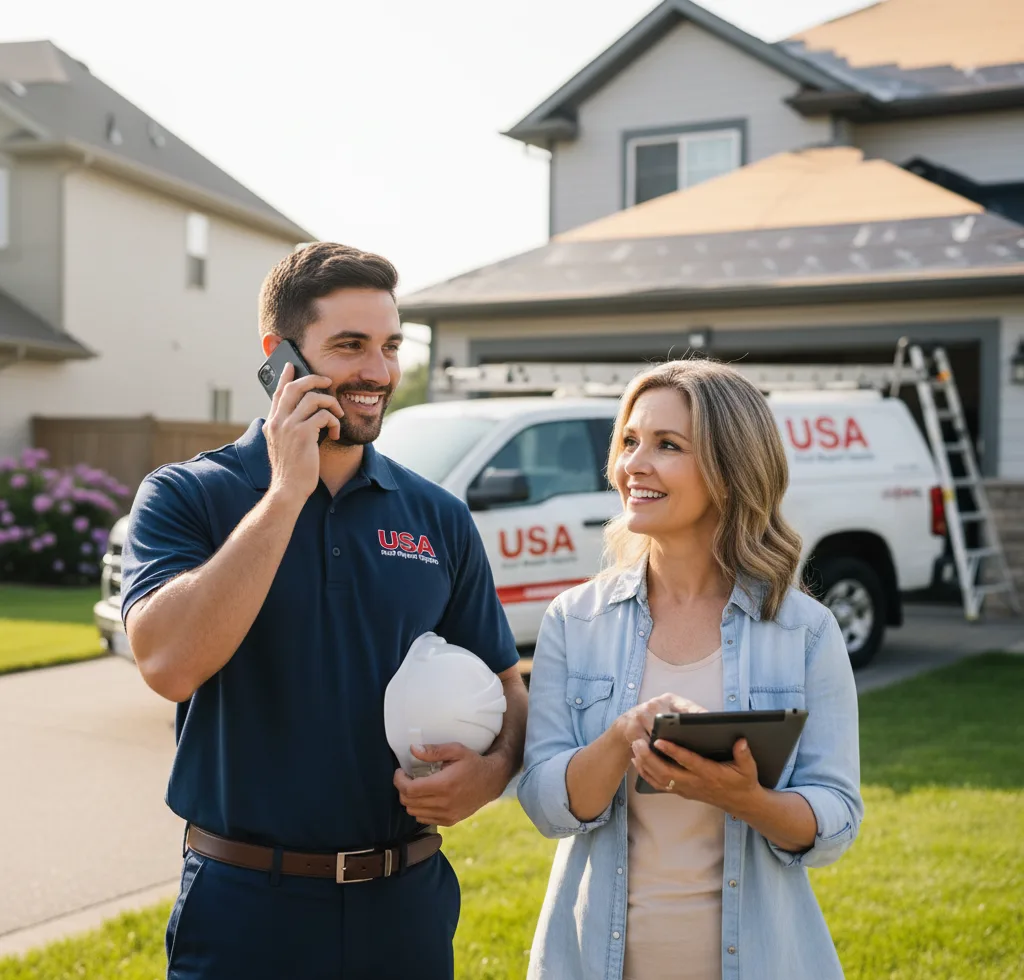 USA Roof Repair Experts customer support in Martinsburg